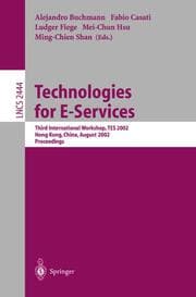 Cover von Technologies for E-Services