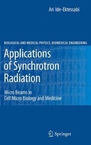 Cover von Applications of Synchrotron Radiation