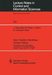 Cover von New Trends in Nonlinear Control Theory