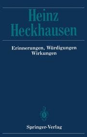 Cover von Heinz Heckhausen