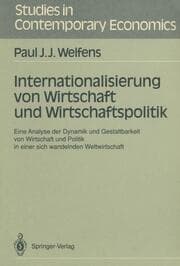 Cover von Internationalisierung von Wirtschaft und Wirtschaftspolitik