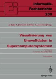 Cover von Visualisierung von Umweltdaten in Supercomputersystemen