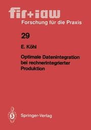 Cover von Optimale Datenintegration bei rechnerintegrierter Produktion