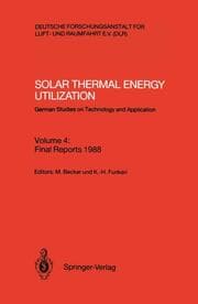 Cover von Solar Thermal Energy Utilization