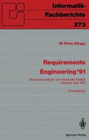Cover von Requirements Engineering 91