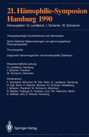 Cover von 21.Hämophilie-Symposion
