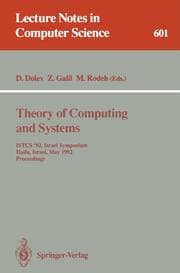 Cover von Theory of Computing and Systems