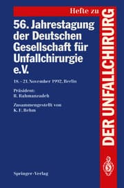 Cover von 56.Jahrestagung der Deutschen Gesellschaft für Unfallchirurgie e.V.