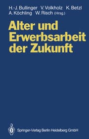 Cover von Alter und Erwerbsarbeit der Zukunft