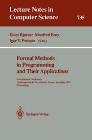 Cover von Formal Methods in Programming and Their Applications