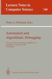 Cover von Automated and Algorithmic Debugging