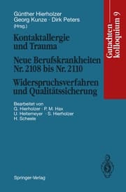 Cover von Kontaktallergie und Trauma 9