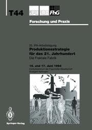 Cover von Produktionsstrategie für das 21.Jahrhundert