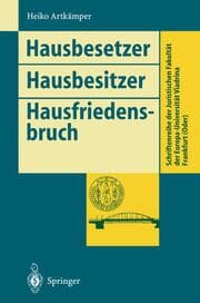 Cover von Hausbesetzer Hausbesitzer Hausfriedensbruch