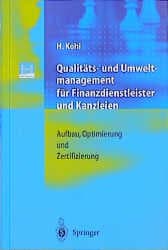 Cover von Qualitäts- und Umweltmanagement für Finanzdienstleister und Kanzleien