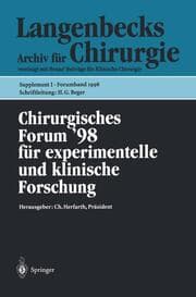 Cover von Chirurgisches Forum 98