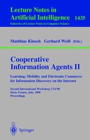 Cover von Cooperative Information Agents II.Learning, Mobility and Electronic Commerce for Information Discovery on the Internet