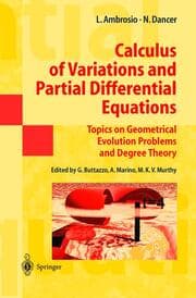 Cover von Calculus of Variations and Partial Differential Equations