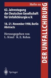 Cover von 62.Jahrestagung der Deutschen Gesellschaft für Unfallchirurgie e.V.