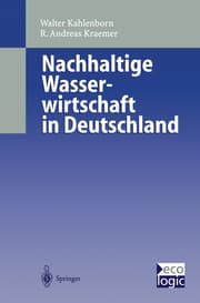 Cover von Nachhaltige Wasserwirtschaft in Deutschland