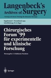 Cover von Chirurgisches Forum 99 für experimentelle und klinische Forschung
