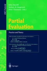 Cover von Partial Evaluation: Practice and Theory