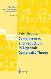 Cover von Completeness and Reduction in Algebraic Complexity Theory
