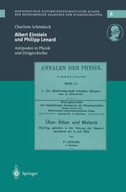 Cover von Albert Einstein und Philipp Lenard