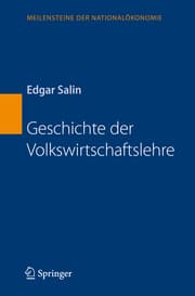 Cover von Geschichte der Volkswirtschaftslehre