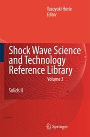 Cover von Shock Wave Science and Technology Reference Library 3