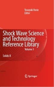 Cover von Shock Wave Science and Technology Reference Library, Vol. 3