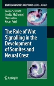 Cover von The Role of Wnt Signalling in the Development of Somites and Neural Crest