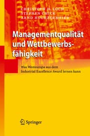 Cover von Managementqualität und Wettbewerbsfähigkeit
