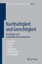 Cover von Nachhaltigkeit und Gerechtigkeit