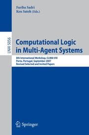 Cover von Computational Logic in Multi-Agent Systems