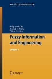 Cover von Fuzzy Information and Engineering 1