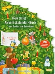 Cover von Mein erstes Adventskalender-Buch zum Suchen und Schmücken - Mit 24 Türchen und Spiel-Stickern