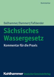 Cover von Sächsisches Wassergesetz