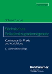 Cover von Sächsisches Polizeivollzugsdienstgesetz