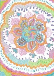 Cover von Zeichenbuch DIN A5 mit dem Mandala: Voller Wunder