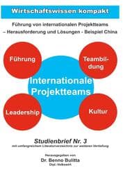 Cover von Führung von internationalen Projektteams - Herausforderung und Lösungen am Beispiel China
