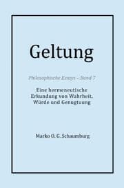 Cover von Geltung
