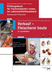 Cover von Paketangebot Verkauf - Fleischerei heute und Prüfungsbuch Fachverkäufer/-innen