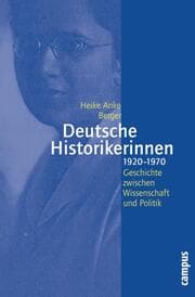Cover von Deutsche Historikerinnen 1920-1970