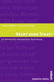 Cover von Recht ohne Staat?