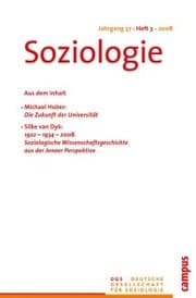 Cover von Soziologie 3.2008