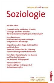 Cover von Soziologie 3.2009