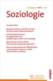 Cover von Soziologie 4.2010