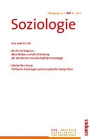 Cover von Soziologie 1.2011