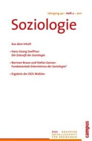 Cover von Soziologie 2.2011